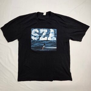 SZA Unisex SOS Tour 2023 T-Shirt XL Black Concert Graphic Tee